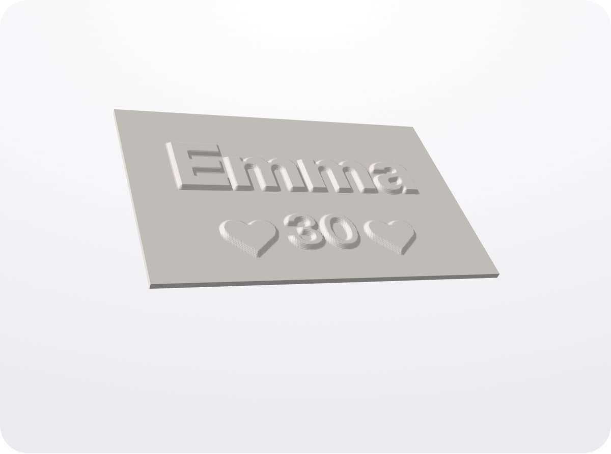 Silhouette → cake topper